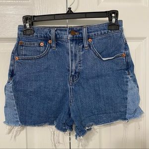 Madewell High Rise Denim Shorts 24